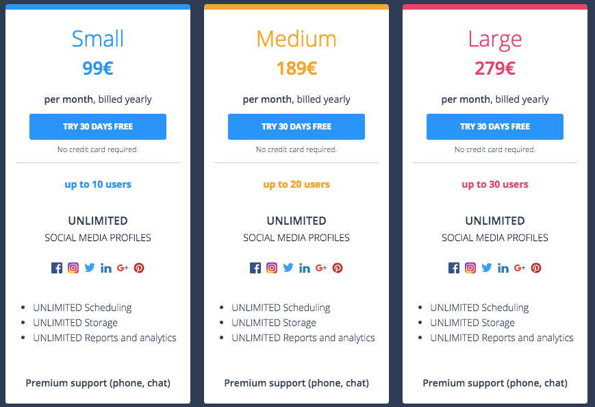 3 more Kontentino plans to manage social media content for small to large businesses