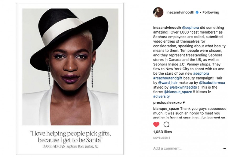 Campaign from Sephora can be a great social media strategy template